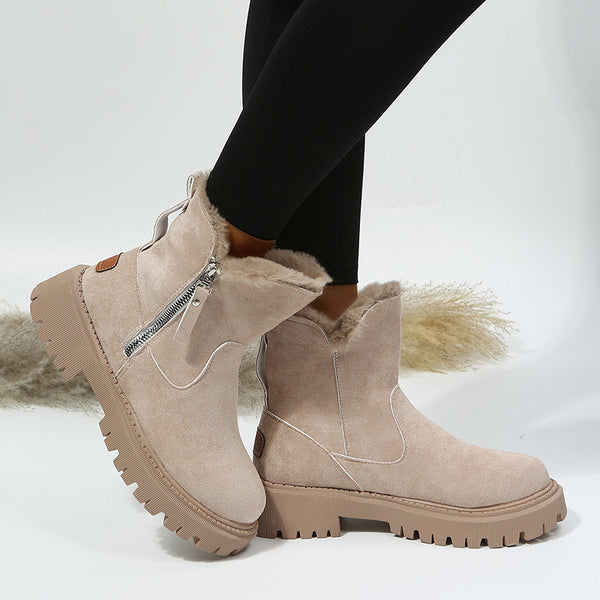 Anja | Winterstiefel aus rutschfestem Wildleder