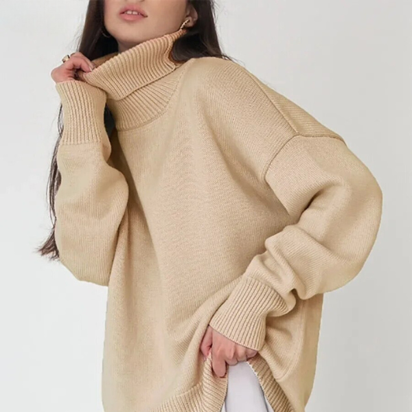 Pauline | Classic Rollkragenpullover für Frauen