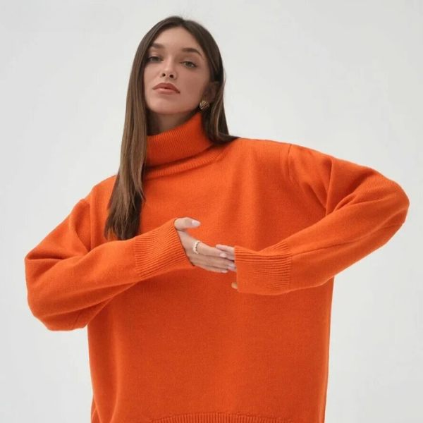 Pauline | Classic Rollkragenpullover für Frauen