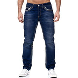 Nick | Einfarbige stretch gerade jeans herren