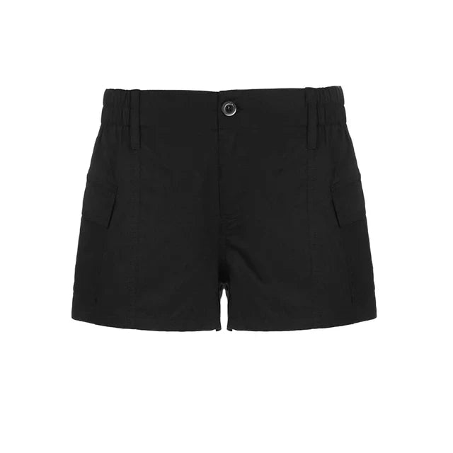 Melanie | Elastische Sommer-Cargo-Shorts