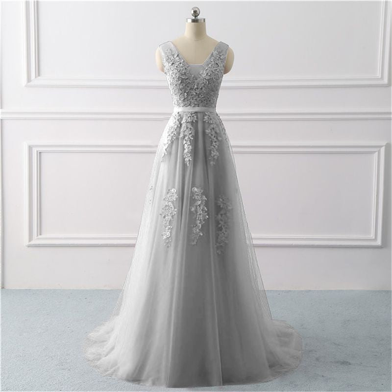 Pauline | Luxuriöses Kleines Schwänzchen Hochzeit Brautjungfernkleid