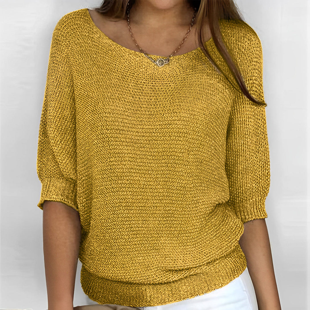 Liana | Pullover mit Rundhalsausschnitt