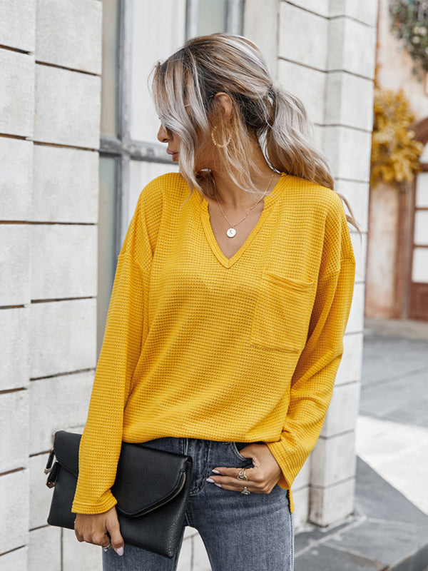 Daniela | V-Ausschnitt Drop-Shoulder Pullover