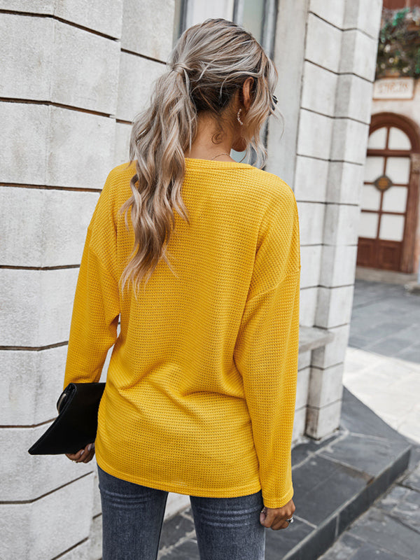 Daniela | V-Ausschnitt Drop-Shoulder Pullover